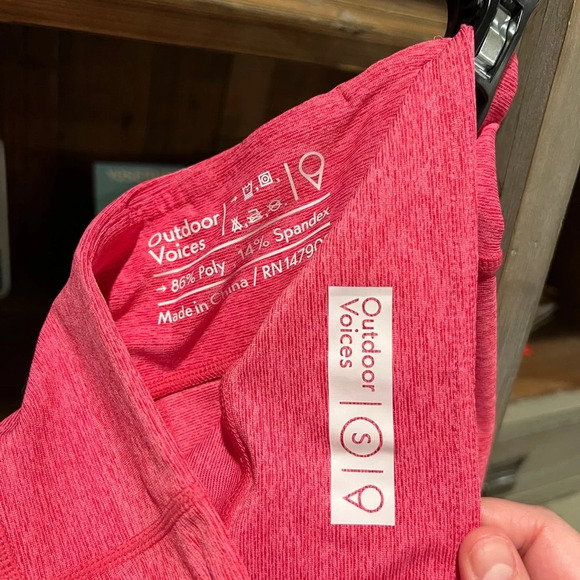 NWT Outdoor Voices women’s y’all y’all y’all warm up legging size small - Picture 3 of 7